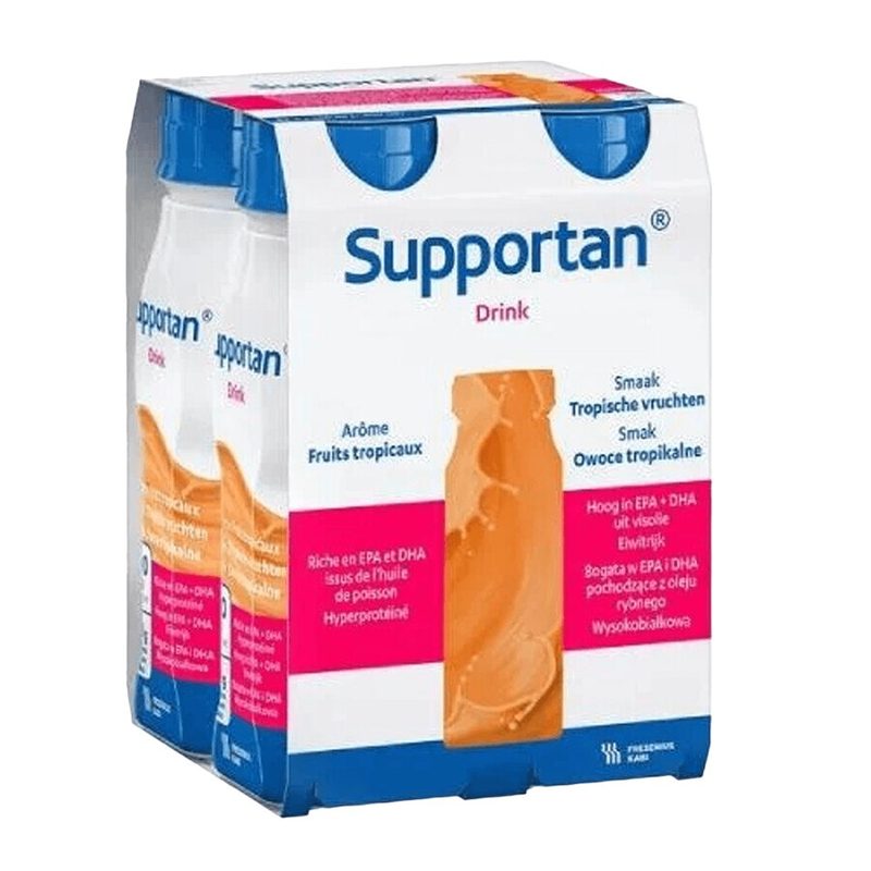 Supportan Drink Easybottle Fructe Tropicale 200ml x 4fl Fresenius Kabi