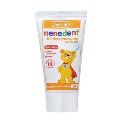 Nenedent Pasta Dinti cu Fluor pt Copii 2-6a 50ml Dentinox