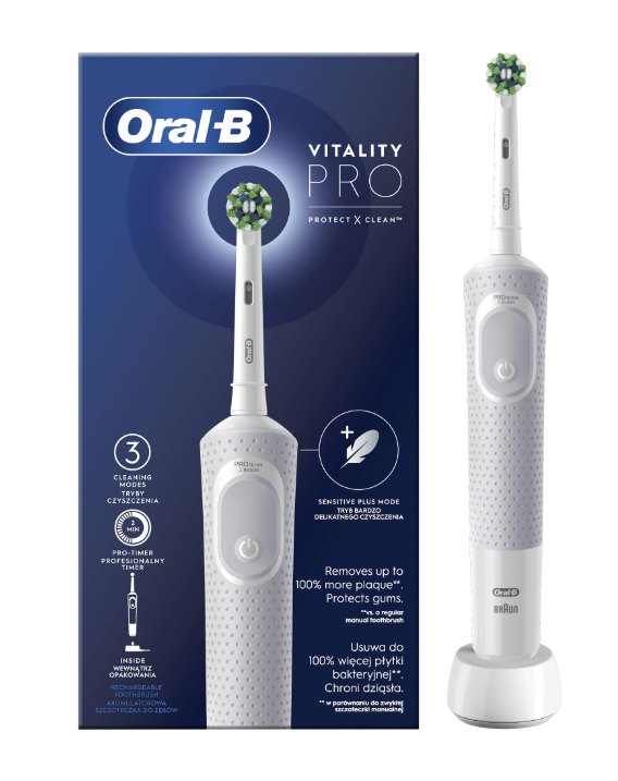 Oral B Periuta Electrica Vitality Pro Protect Clean White