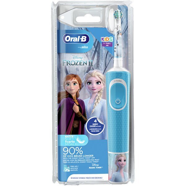 Oral B Periuta Electrica Vitality Frozen pt Copii 7600 Oscilatii/Min Curatare 2D