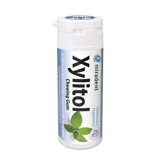 Miradent Xylitol Peppermint Guma de Mestecat x 30buc