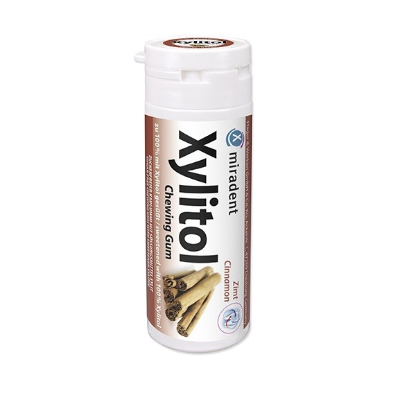 Miradent Xylitol Cinnamon Guma de Mestecat x 30buc