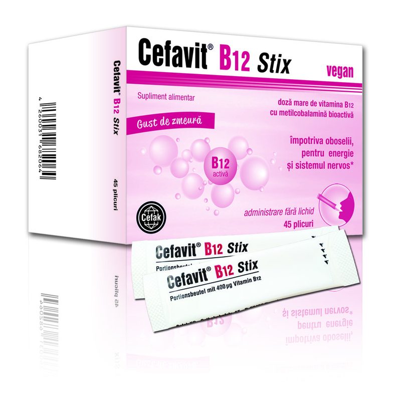 Cefavit B12 x 45plic Plantamed
