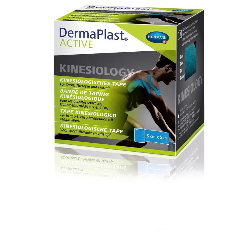 Hartmann Dermaplast Active Kinesiology Banda Kinesiologica (522040) 5cm x 5m Albastra