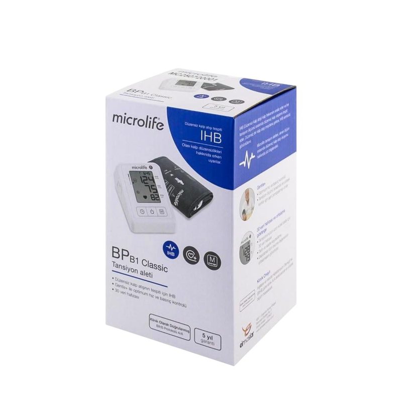 Microlife Kit Tensiometru Brat BP B1 Classic+Termometru MT50+Taxa Verde
