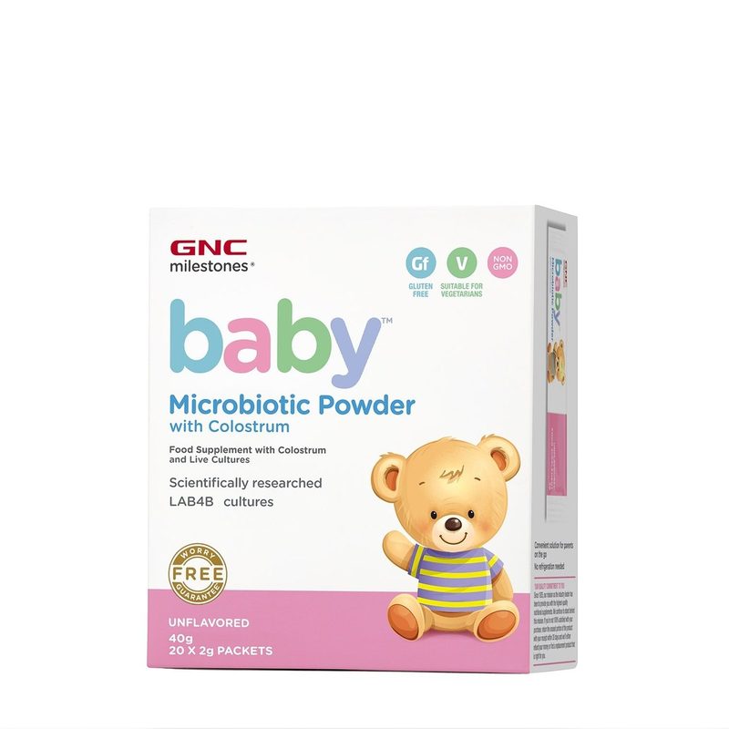 GNC Milestones Baby Microbiotic Pulbere cu Colostrum x 20pl