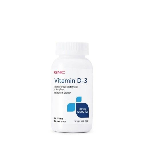 GNC Vitamin D3 2000UI x 180cpr