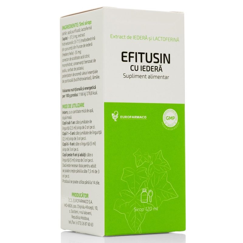 Efitusin cu Iedera Sirop 120ml Eurofarmaco