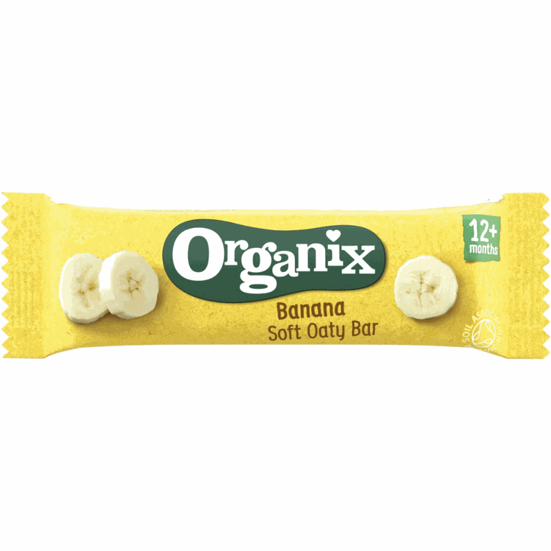 Organix Baton Ecologic din ovaz integral cu banane 23g 12+