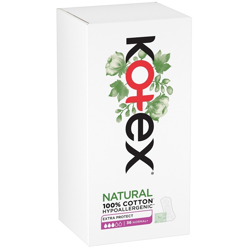 Absorbante Zilnice Extra Protect Normal+ Natural x 36buc Kotex