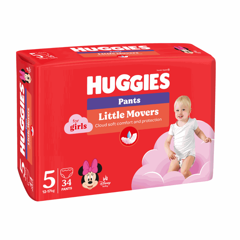 Huggies Pants nr.5 Girl 34buc 12-17kg