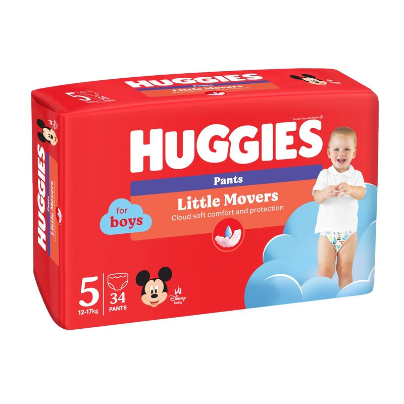 Huggies Pants nr.5 Boy 34buc 12-17kg
