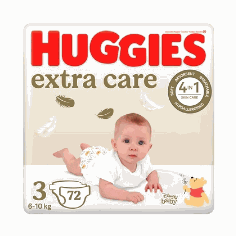 Huggies Elite Soft 3 (5-9 kg) x 72buc