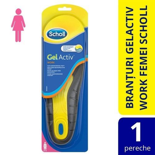 Scholl GelActiv Insoles Work Women