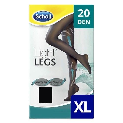 Scholl Light Legs 20 DEN negru (XL)