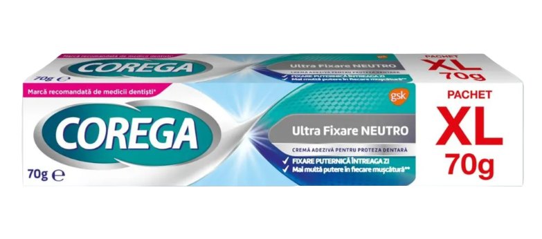 Corega Ultra Fixare Neutro Crema 70g