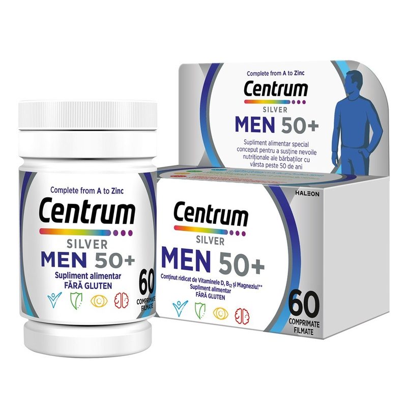 Centrum Silver 50+ pt Barbati x 60cpr film Gsk