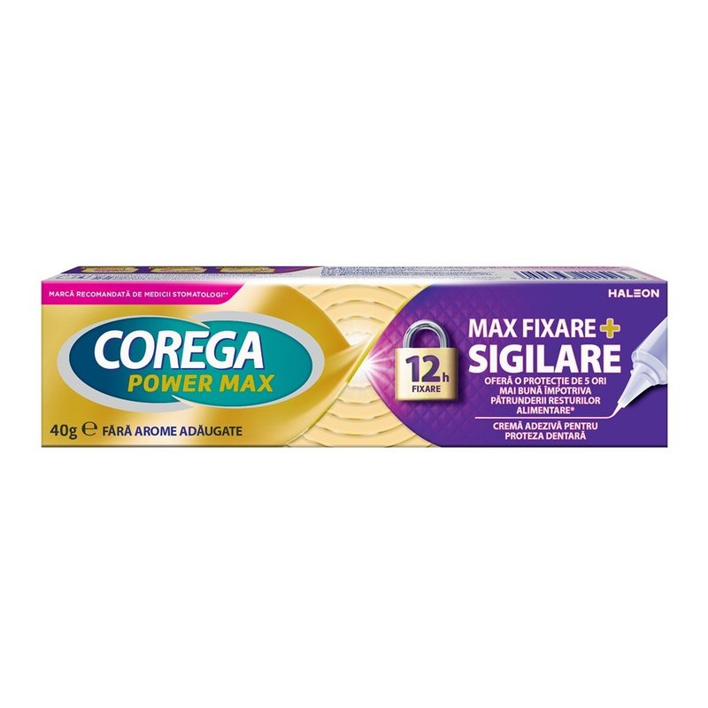 Corega Max Fixare+Sigilare Crema 40g Haleon
