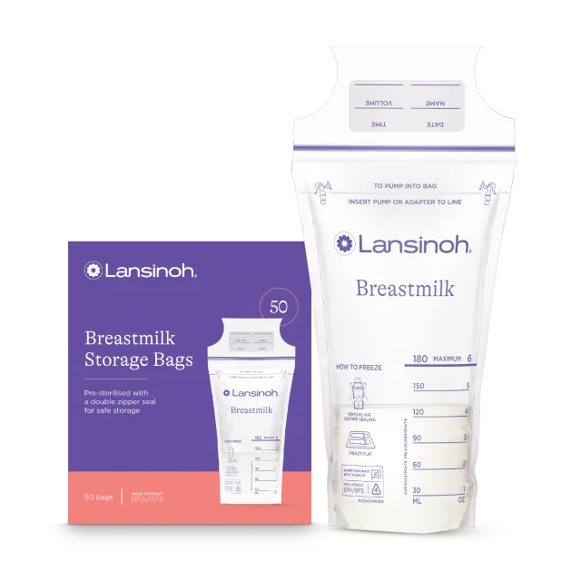 Lansinoh 40055 Pungi Stocare Lapte Matern x 50buc