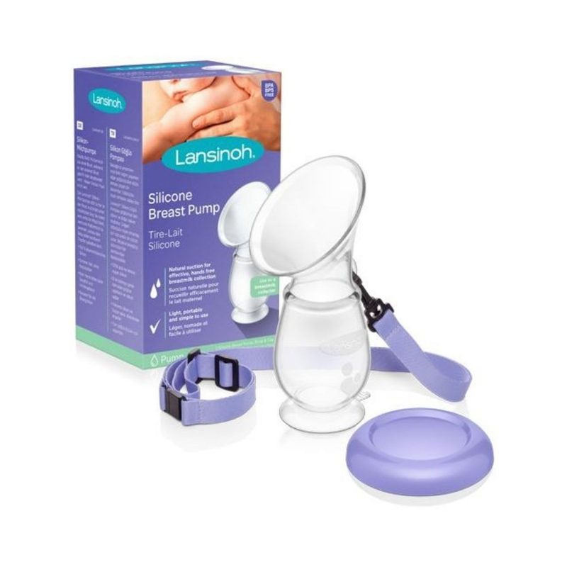 Pompa din silicon Lansinoh