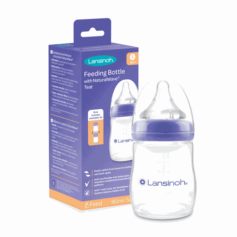 Lansinoh 75420 Biberon Natural Wave 160ml