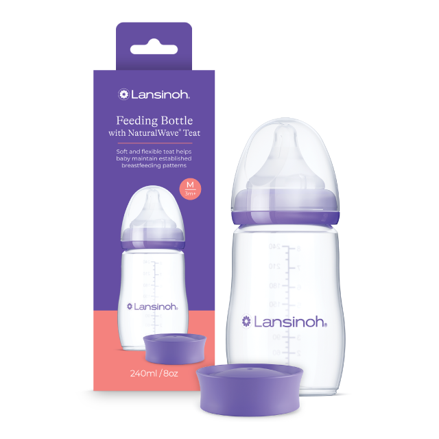 Lansinoh 75440 Biberon Natural Wave 240ml