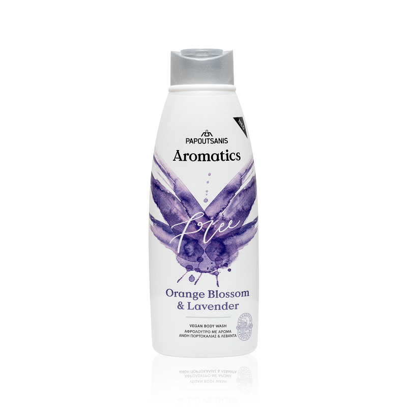 Aromatics Gel de Dus Vegan Free Flori de Portocal si Lavanda 600ml