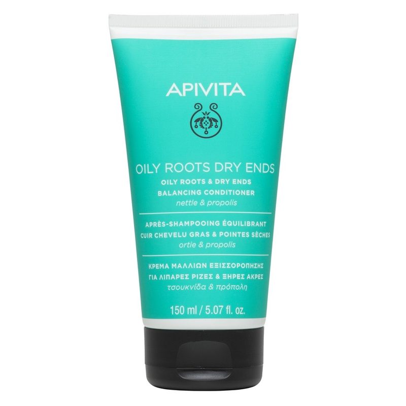 Apivita Hair Balsam Radacini Grase si Varfuri Uscate 150ml