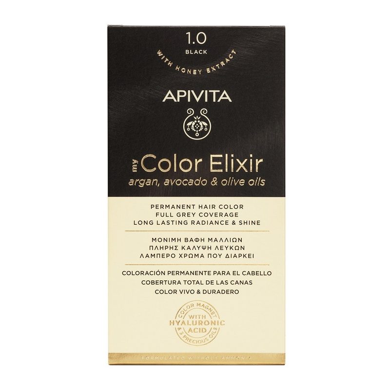 Apivita Hair Vopsea Par My Color Elixir N1.0