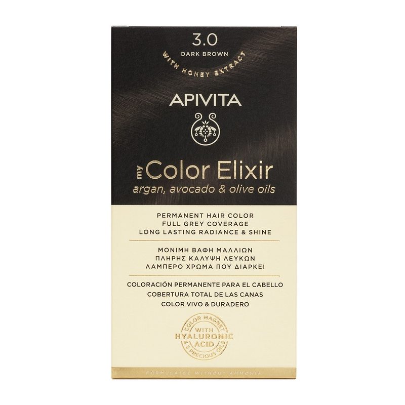 Apivita Hair Vopsea Par My Color Elixir N3.0
