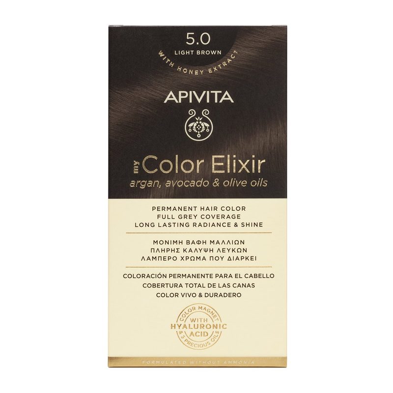 Apivita Hair Vopsea Par My Color Elixir N5.0