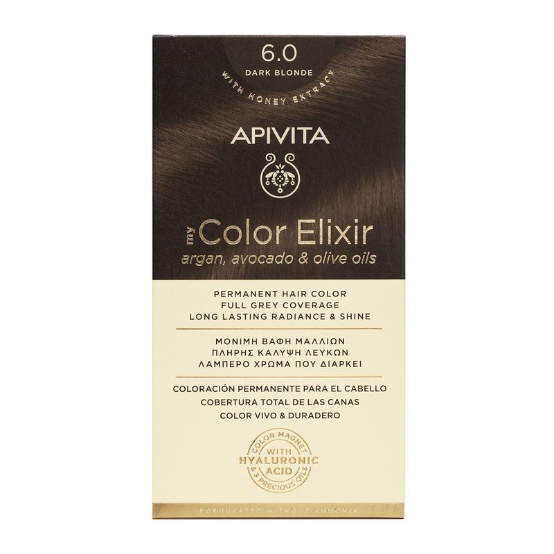 Apivita Hair Vopsea Par My Color Elixir N6.0