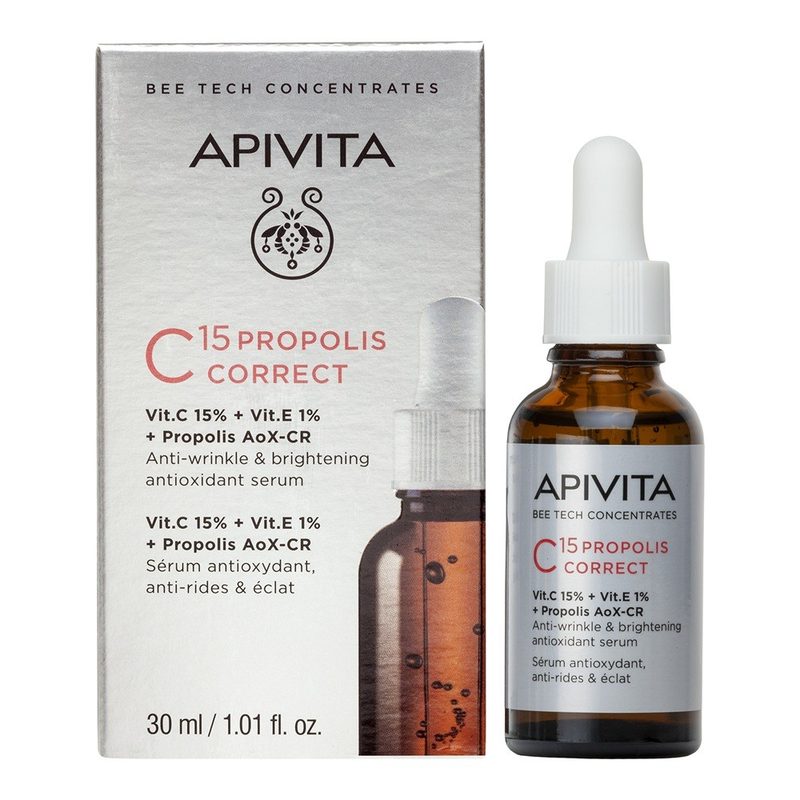 Apivita Bee Tech C15 Propolis Correct Ser Corector Antirid 15ml