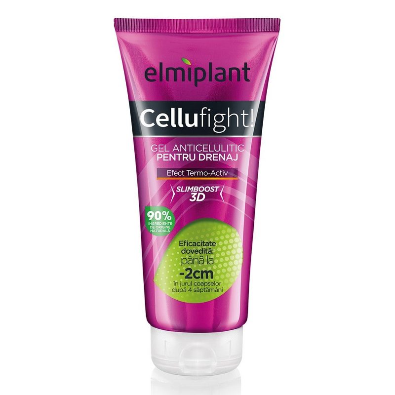 Elmiplant Cellufight Gel Anticelulitic pt Drenaj 200ml