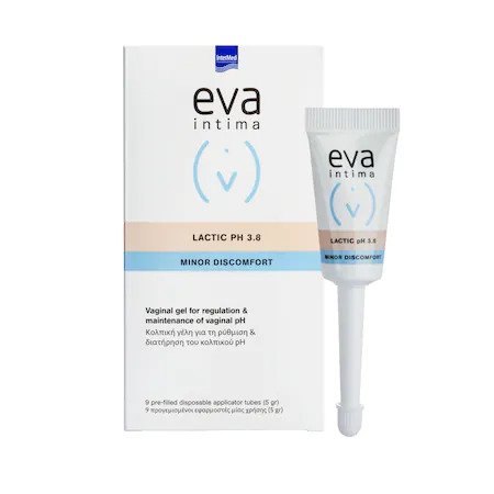 Eva Intima Gel Vaginal pH 3.8 pt Reglarea si Mentinera pH-ului Vaginal x 9aplic Interme