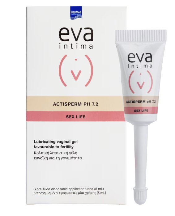 Eva Intima Actisperm pH 7,2 Gel Lubrifiant 5ml x 6aplic