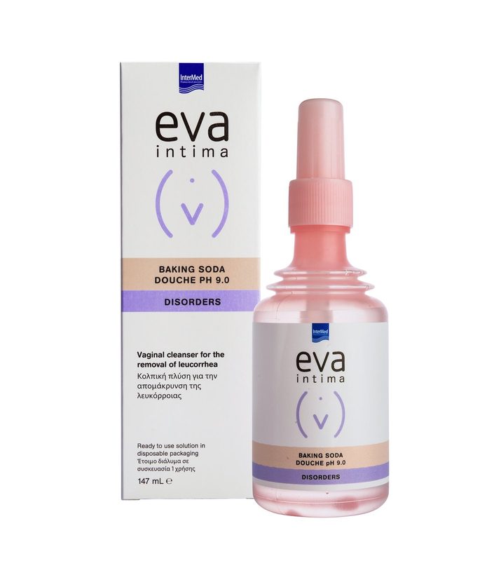 Eva Intima Baking Soda Douche pH 9.0 Solutie de Curatare Vaginala 147ml Intermed
