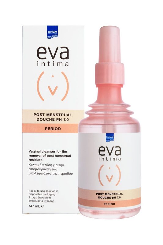 Eva Intima Post Menstrual Douche pH 7.0 Solutie de Curatare Vaginala 147ml Intermed