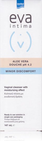 Eva Intima Aloe Vera Douche pH 4.2 Solutie de Curatare Vaginala 147ml Intermed