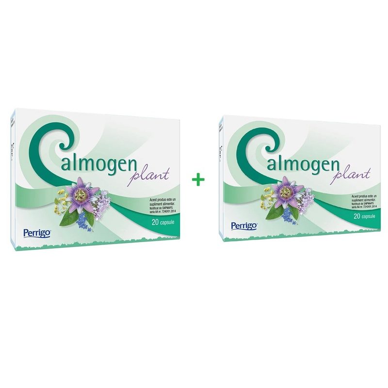 Calmogen Plant x 20cps Pachet 1+1 50% Omega Pharma
