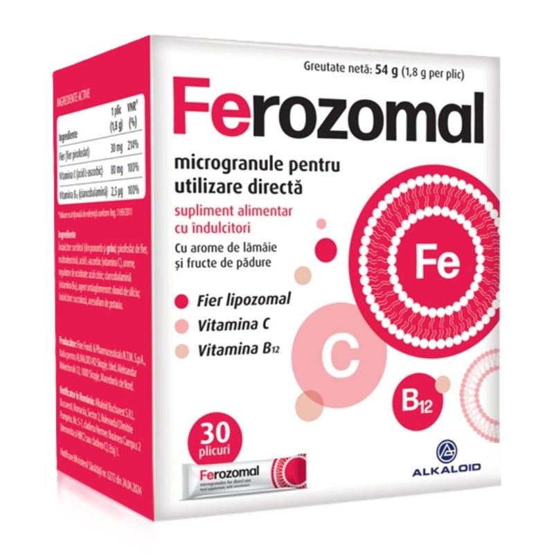 Ferozomal microgranule x 30plic Alkaloid