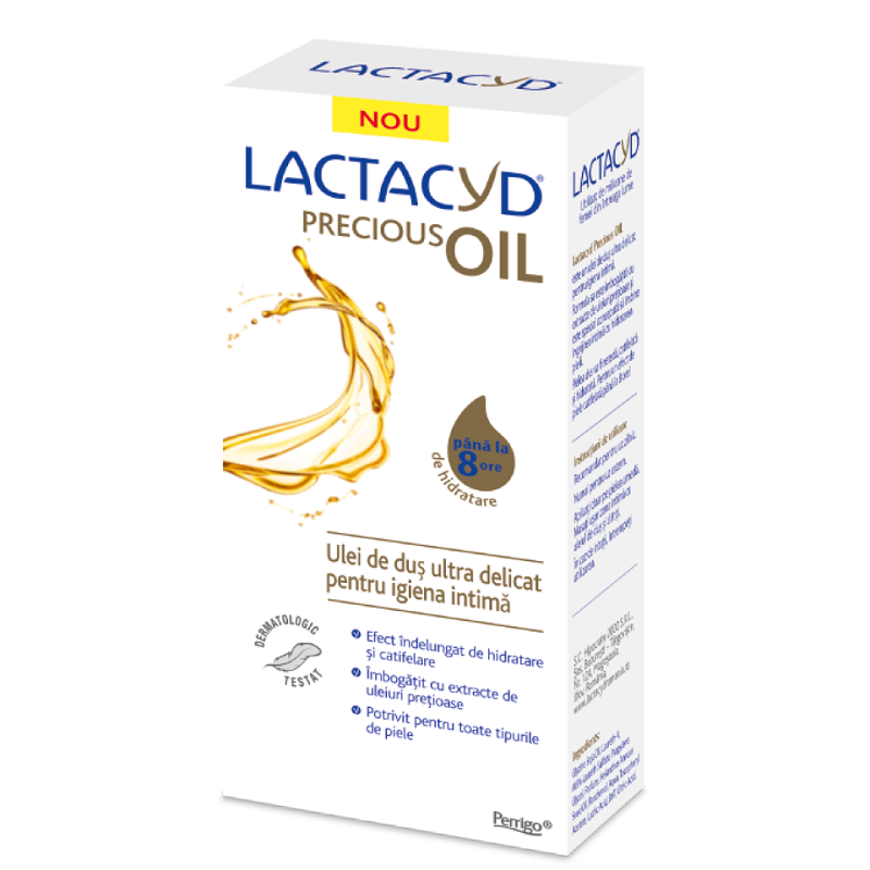 Lactacyd Ulei de Dus Ultra Delicat pt Igiena Intima Precious Oil 200ml OMP