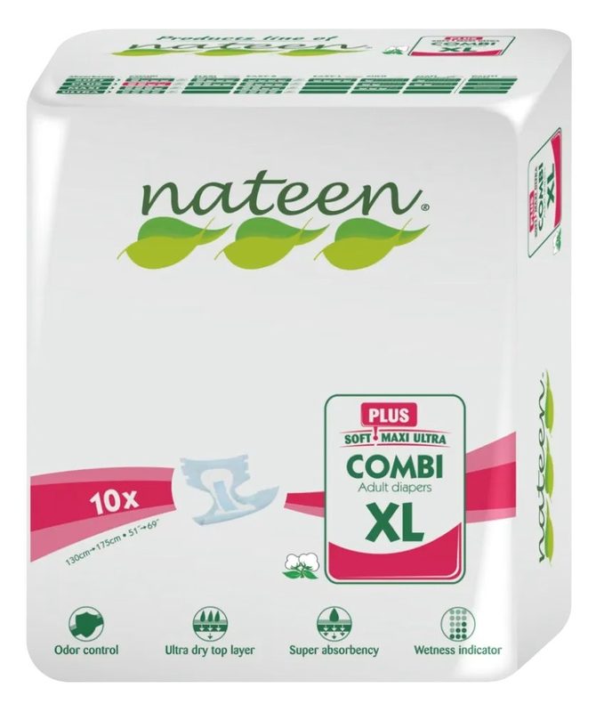Nateen Combi Plus Scutece Adulti Marime XL x 10buc