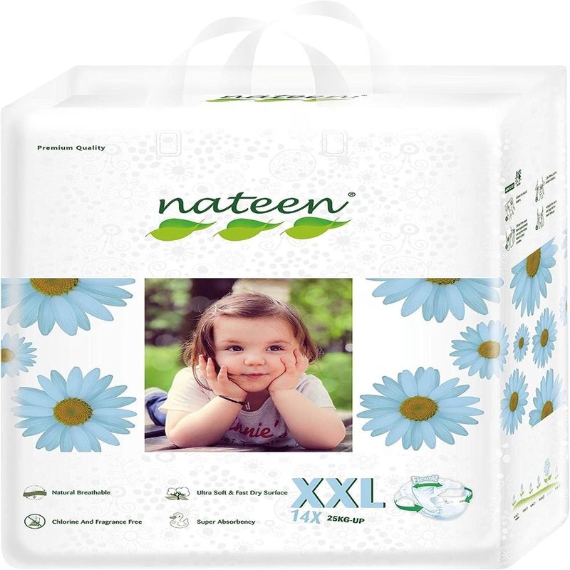 Nateen Scutece Nr 6 Premium Line 3D Flex&Fit +25kg x 14buc