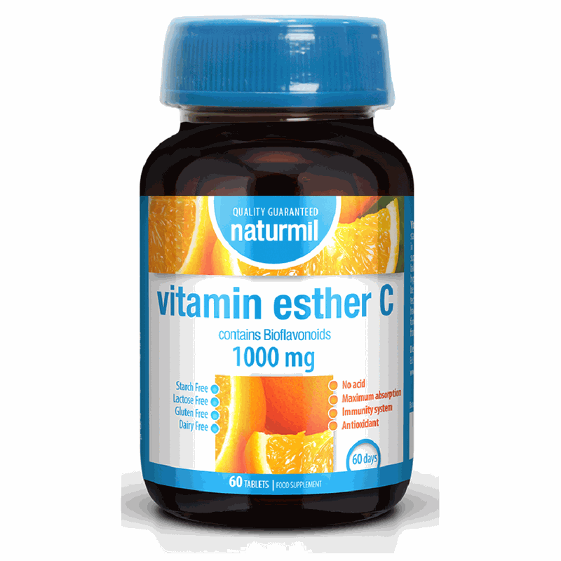 Naturmil Vitamin C Ester 1000mg x 60cpr Dietmed