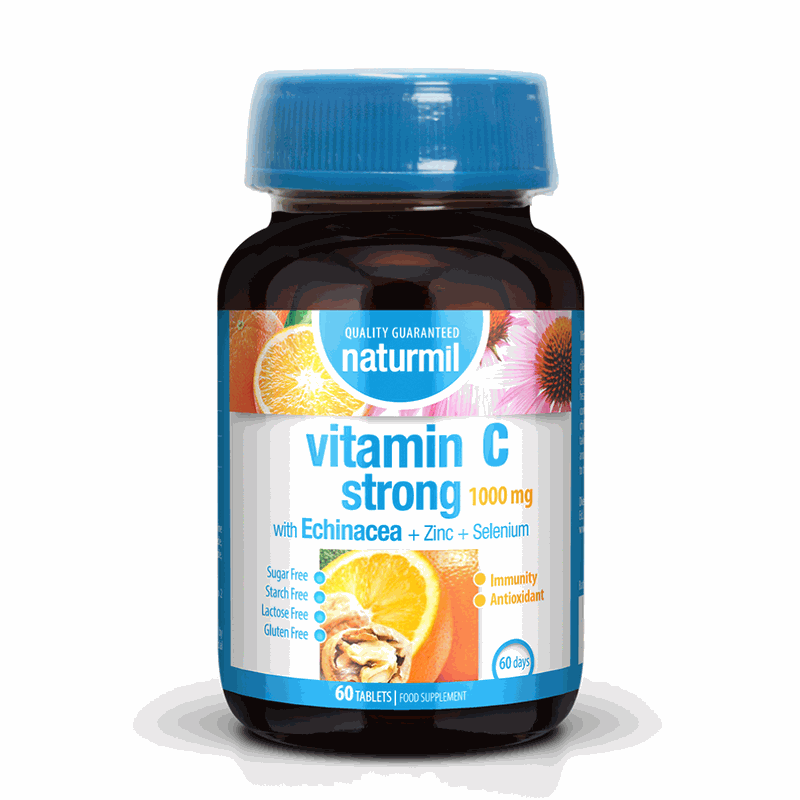 Naturmil Vitamin C Strong 1000mg x 60cpr Dietmed