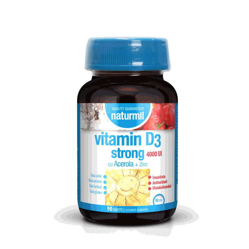 Naturmil Vitamin D3 Strong 4000ui x 90cpr Dietmed