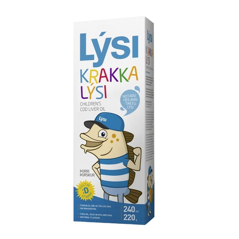 Lysi Ulei din Ficat de Cod pt Copii 240ml