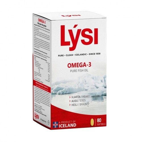 Lysi Omega 3 cu Ulei Pur de Peste x 80cps