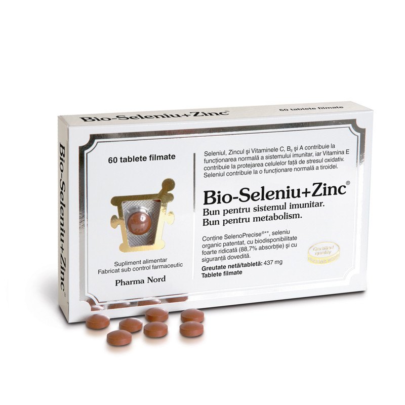 Bio Seleniu + Zinc x 60cpr Pharma Nord
